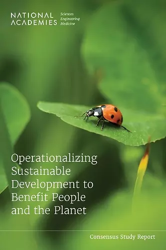 Operationalizing Sustainable Development to Benefit People and the Planet cover