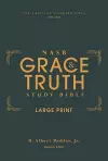 NASB, The Grace and Truth Study Bible (Trustworthy and Practical Insights), Large Print, Hardcover, Green, Red Letter, 1995 Text, Comfort Print cover