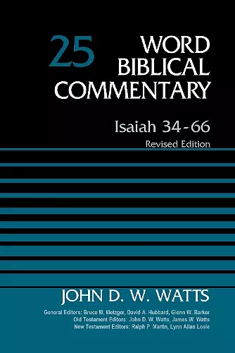 Isaiah 34-66, Volume 25 cover