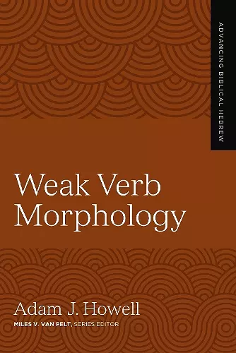 Weak Verb Morphology cover