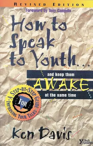 How to Speak to Youth . . . and Keep Them Awake at  the Same Time cover