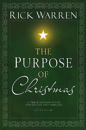 The Purpose of Christmas Study Guide cover