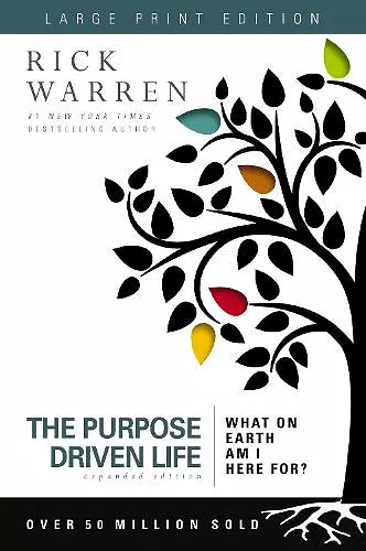 The Purpose Driven Life Large Print cover