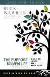 The Purpose Driven Life Large Print cover