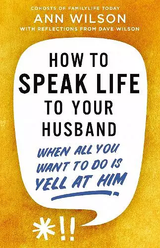 How to Speak Life to Your Husband cover