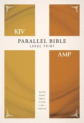 KJV, Amplified, Parallel Bible, Large Print, Hardcover, Red Letter cover