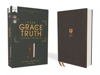 NASB, The Grace and Truth Study Bible (Trustworthy and Practical Insights), Cloth over Board, Gray, Red Letter, 1995 Text, Comfort Print cover