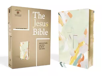 The Jesus Bible Artist Edition, ESV, Leathersoft, Multi-color/Teal cover