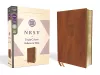 NRSV, Single-Column Reference Bible, Leathersoft, Brown, Comfort Print cover