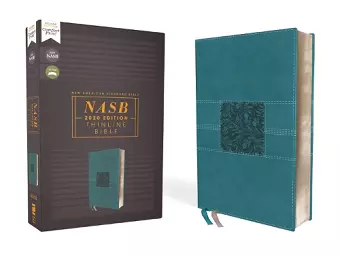 NASB, Thinline Bible, Leathersoft, Teal, Red Letter, 2020 Text, Comfort Print cover