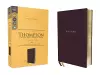 KJV, Thompson Chain-Reference Bible, Handy Size, Leathersoft, Burgundy, Red Letter, Comfort Print cover