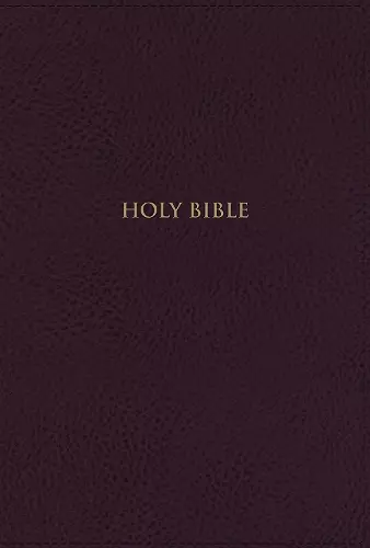 KJV, Thompson Chain-Reference Bible, Handy Size, Leathersoft, Burgundy, Red Letter, Thumb Indexed, Comfort Print cover