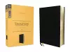 KJV, Thompson Chain-Reference Bible, Large Print, European Bonded Leather, Black, Red Letter, Comfort Print cover