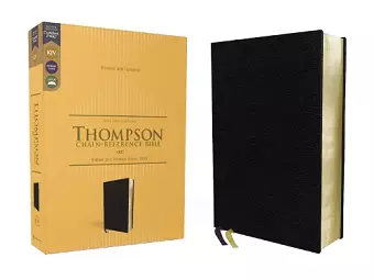 KJV, Thompson Chain-Reference Bible, European Bonded Leather, Black, Red Letter, Comfort Print cover