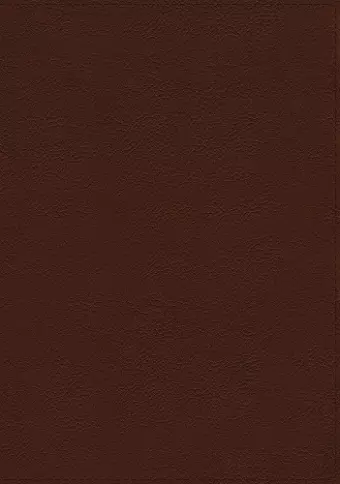 KJV, Thompson Chain-Reference Bible, Genuine Leather, Calfskin, Brown, Red Letter, Thumb Indexed, Comfort Print cover