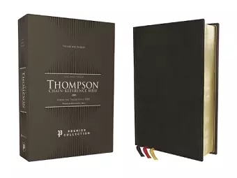 KJV, Thompson Chain-Reference Bible, Premium Goatskin Leather, Black, Premier Collection, Art Gilded Edges, Black Letter, Comfort Print cover