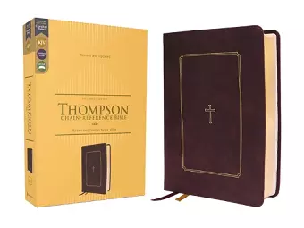 KJV, Thompson Chain-Reference Bible, Leathersoft, Burgundy, Red Letter, Comfort Print cover