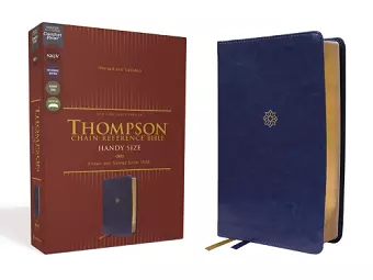 NKJV, Thompson Chain-Reference Bible, Handy Size, Leathersoft, Navy, Red Letter, Comfort Print cover