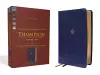 NKJV, Thompson Chain-Reference Bible, Handy Size, Leathersoft, Navy, Red Letter, Comfort Print cover