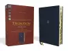 NKJV, Thompson Chain-Reference Bible, Handy Size, Leathersoft, Navy, Red Letter, Thumb Indexed, Comfort Print cover