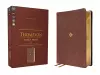 NKJV, Thompson Chain-Reference Bible, Large Print, Leathersoft, Brown, Red Letter, Comfort Print cover