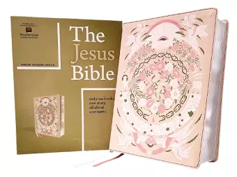 The Jesus Bible Artist Edition, ESV, Leathersoft, Peach Floral cover