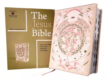 The Jesus Bible Artist Edition, ESV, (With Thumb Tabs to Help Locate the Books of the Bible), Leathersoft, Peach Floral, Thumb Indexed cover