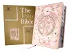 The Jesus Bible Artist Edition, ESV, (With Thumb Tabs to Help Locate the Books of the Bible), Leathersoft, Peach Floral, Thumb Indexed cover