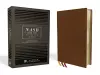 NASB, Thinline Bible, Premium Goatskin Leather, Brown, Premier Collection, Black Letter, Gauffered Edges, 2020 Text, Comfort Print cover
