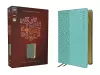 NKJV, Teen Study Bible, Leathersoft, Teal, Comfort Print cover