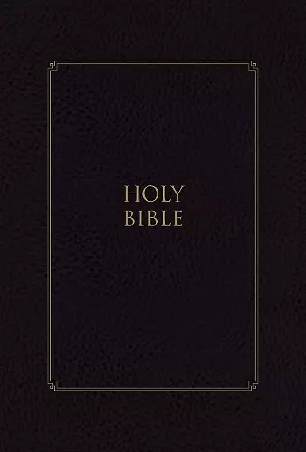 KJV, Thompson Chain-Reference Bible, Leathersoft, Black, Red Letter, Thumb Indexed, Comfort Print cover