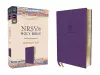 NRSVue, Holy Bible, Personal Size, Leathersoft, Purple, Comfort Print cover