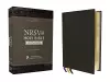 NRSVue, Holy Bible with Apocrypha, Premium Goatskin Leather, Black, Premier Collection, Art Gilded Edges, Comfort Print cover