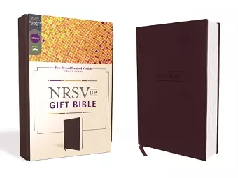 NRSVue, Gift Bible, Leathersoft, Burgundy, Comfort Print cover