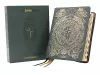 The Jesus Bible Artist Edition, ESV, (With Thumb Tabs to Help Locate the Books of the Bible), Genuine Leather, Calfskin, Green, Limited Edition, Thumb Indexed cover