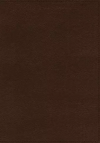 ESV, Thompson Chain-Reference Bible, Leathersoft, Brown, Red Letter, Thumb Indexed cover