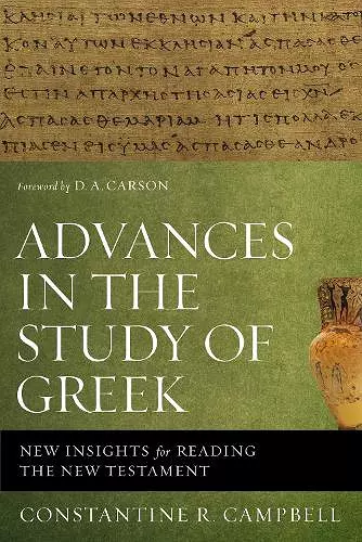 Advances in the Study of Greek cover