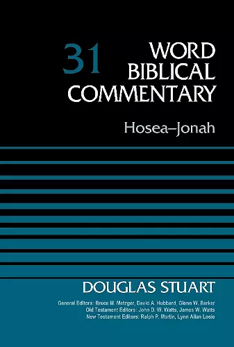 Hosea-Jonah, Volume 31 cover