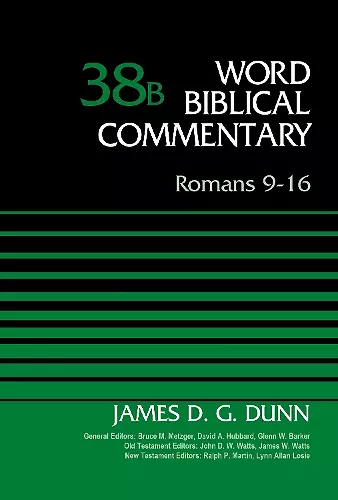 Romans 9-16, Volume 38B cover