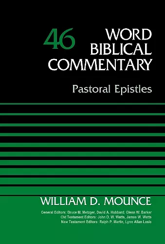 Pastoral Epistles, Volume 46 cover