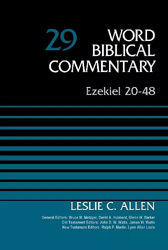 Ezekiel 20-48, Volume 29 cover