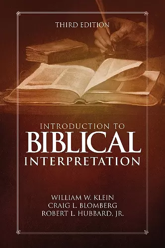 Introduction to Biblical Interpretation cover