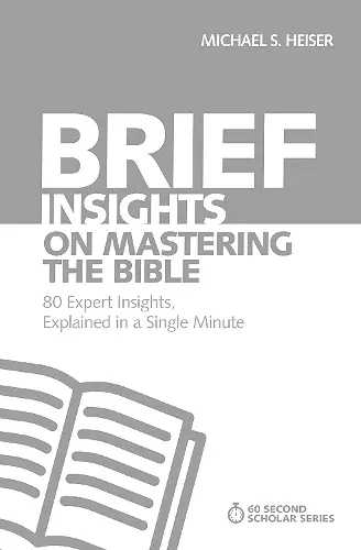 Brief Insights on Mastering the Bible cover