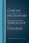 The Concise New International Dictionary of New Testament Theology and Exegesis cover