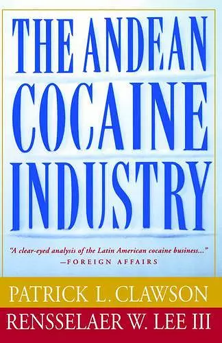 The Andean Cocaine Industry cover