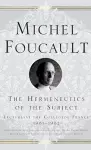 The Hermeneutics of the Subject cover