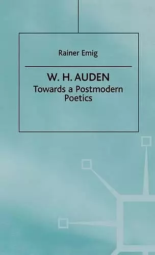 W.H. Auden cover