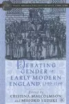 Debating Gender in Early Modern England, 1500–1700 cover