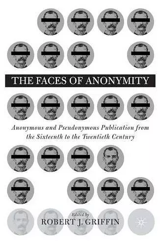 Faces of Anonymity cover