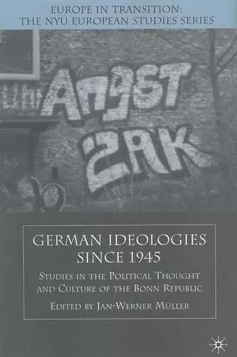 German Ideologies Since 1945 cover